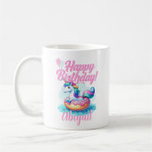 Whimsical Unicorn Donut Schattige Rainbow Pool Par Koffiemok (Links)