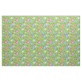 Whimsical Unicorns en Bright  Flowers Stof (Fat Quarter)