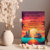 Whimsical unieke exotische Jamaicaanse bruiloft Kaart