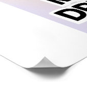 "Whimsical Utensil Teamwork Quote Keuken Poster" Poster (Hoek)