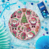 Whimsical vakantie Borden voor kerst Papieren Bordje (Feest)