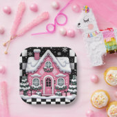 Whimsical vakantie Borden voor kerst Papieren Bordje (Feest)