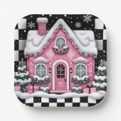 Whimsical vakantie Borden voor kerst Papieren Bordje (Voorkant)