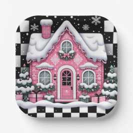 Whimsical vakantie Borden voor kerst Papieren Bordje