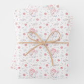 Whimsical Valentijnsdag Inpakpapier Vel (In situ)