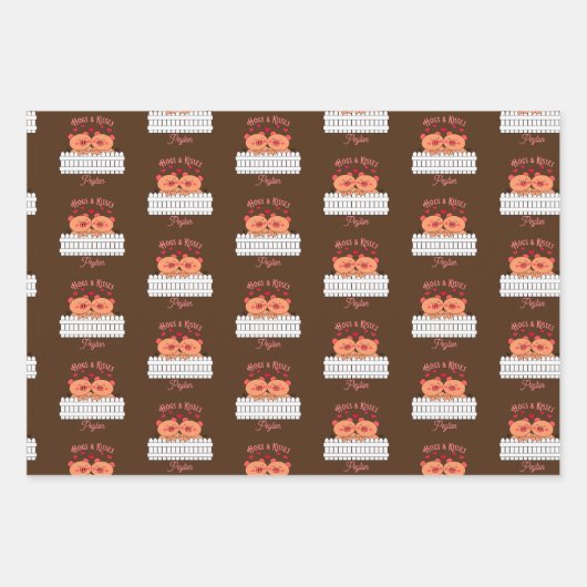 Whimsical-Valentijnsdag Inpakpapier Vel (Voorkant 3)