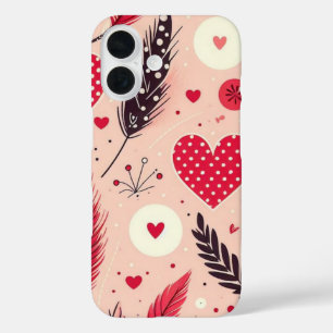 Whimsical Valentijns's Love Garden iPhone 16 Hoesje