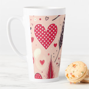 Whimsical Valentijns's Love Garden Latte Mok