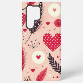 Whimsical Valentijns's Love Garden Samsung Galaxy Hoesje