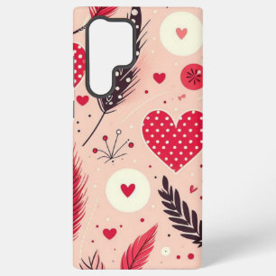 Whimsical Valentijns's Love Garden Samsung Galaxy Hoesje