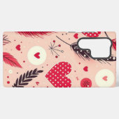 Whimsical Valentijns's Love Garden Samsung Galaxy Hoesje (Achterkant horizontaal)