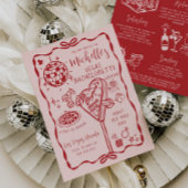 Whimsical Vegas Bachelorette Weekendprogramma Kaart