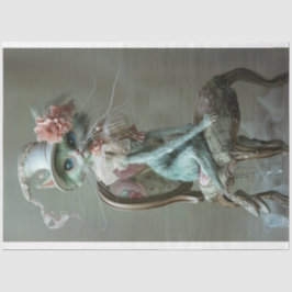 Whimsical  Verfijnde Kat Decoupage Tissuepapier