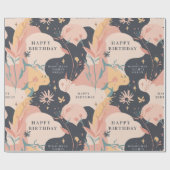 Whimsical Verjaardagsdroom Verpakkingsdocument Cadeaupapier (Vlak)