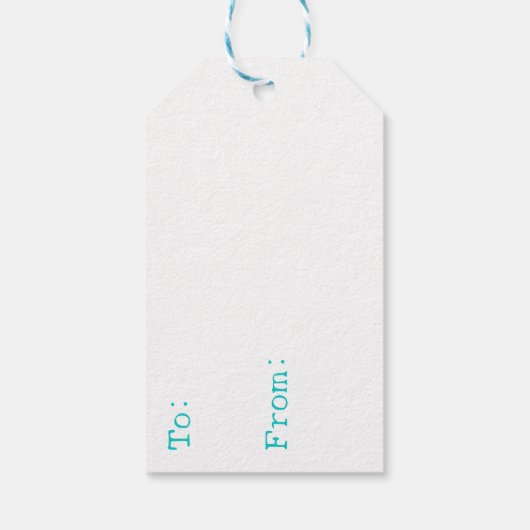 Whimsical verjaardagstaart illustratie gepersonali cadeaulabel (Achterkant)