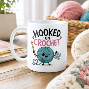Whimsical Verliefd op Haken Koffiemok