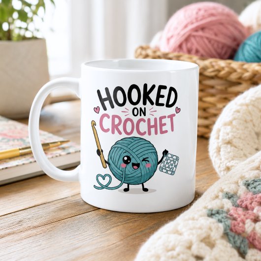 Whimsical Verliefd op Haken Koffiemok
