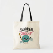 Whimsical Verliefd op Haken Tote Bag (Voorkant)