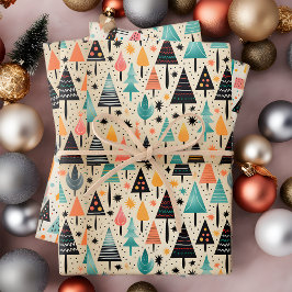 Whimsical Verpakking Papier Bladen Set van 3 Inpakpapier Vel