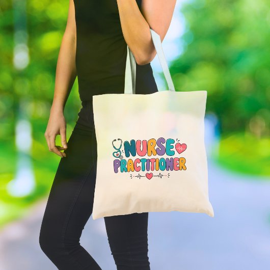 Whimsical verpleegkundig specialist tote bag