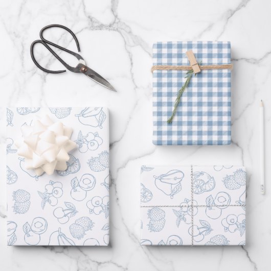 Whimsical Verse Fris Van De Markt Groen Bruidsmeis Inpakpapier Vel (Voorkant)