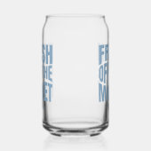 Whimsical Verse Markt Blauwe Bruids Uitnodiging Blikvorm Glas (Links)