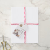 Whimsical Victoriaans trouwjurk Vrijgezellenfeest Cadeaulabel (Met Touw)