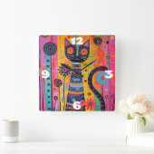 Whimsical Vierkante Klok (Huis)