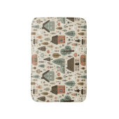 Whimsical Village with Cottages and Trees Badmat (Voorkant Verticaal)