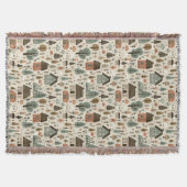 Whimsical Village with Cottages and Trees Deken (Voorkant)