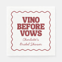 Whimsical Vino Before Vows Bourgondië Trouw Bruilo Servet