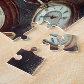 Whimsical Vintage Alice & White Rabbit Wonderland Legpuzzel (Zijkant)