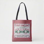 Whimsical Vintage Kerstmis Tote Bag (Voorkant)