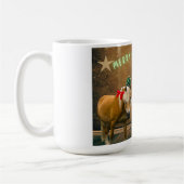 Whimsical Vintage Kerstwens Koffiemok (Links)