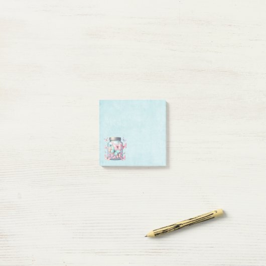 Whimsical Vlinders in een Pot Post-it® Notes (Op bureau)