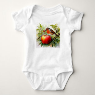 Whimsical Vogels & Appel Delight Romper