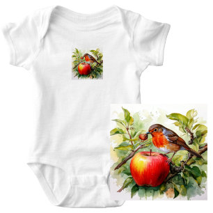 Whimsical Vogels & Appel Delight Romper