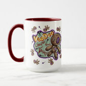 Whimsical Voodoo Doll Mug Mok (Links)