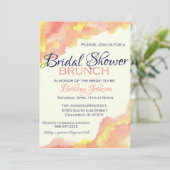 Whimsical Vrijgezellenfeest Brunch Kaart (Staand voorkant)