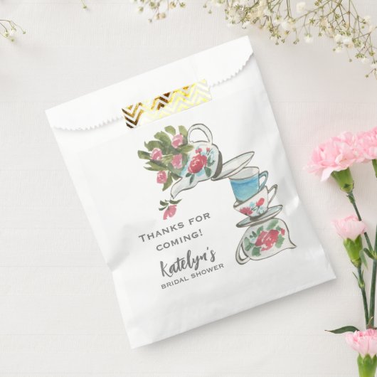 Whimsical Vrijgezellenfeest Tea Party Bedankzakje (Gezegeld)