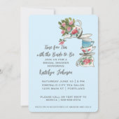 Whimsical Vrijgezellenfeest Tea Party Invitation Kaart (Voorkant)