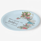 Whimsical Vrijgezellenfeest Tea Party Papieren Bordje (Gekanteld)