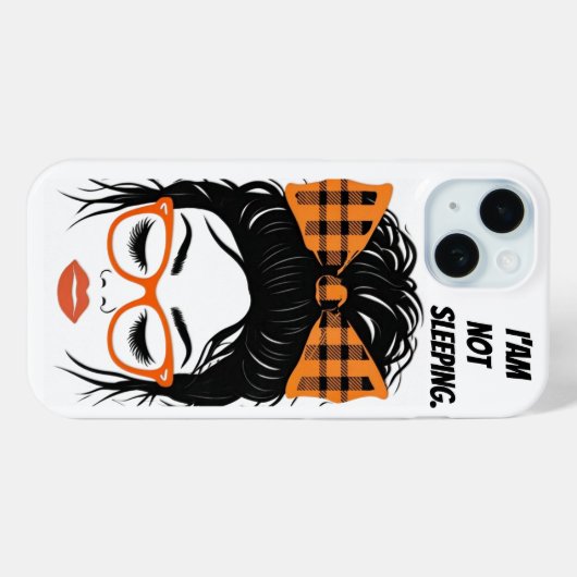 Whimsical Vrouw met sinaasappels bril Case-Mate iPhone Case (Achterkant (horizontaal))