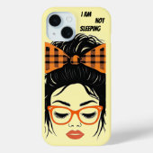 Whimsical Vrouw met sinaasappels bril Case-Mate iPhone Case (Achterkant)