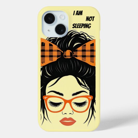 Whimsical Vrouw met sinaasappels bril Case-Mate iPhone Case (Achterkant)