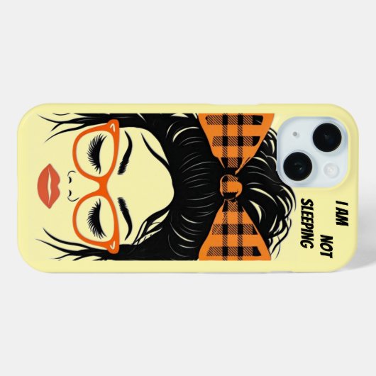 Whimsical Vrouw met sinaasappels bril Case-Mate iPhone Case (Achterkant (horizontaal))