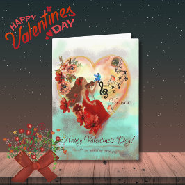 Whimsical Vrouwen spelen muziek Kaart