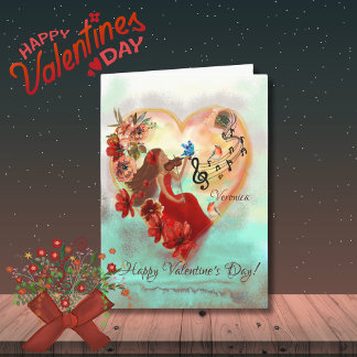 Whimsical Vrouwen spelen muziek Kaart