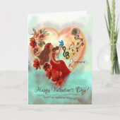 Whimsical Vrouwen spelen muziek Kaart (Voorkant)