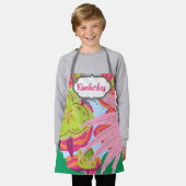 Whimsical Vruchten en Planten Schort (Gedragen)